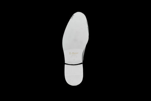 Double Monk Strap Dress Sneakers with Perforated Design in Navy